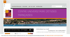 Desktop Screenshot of cuef.fr